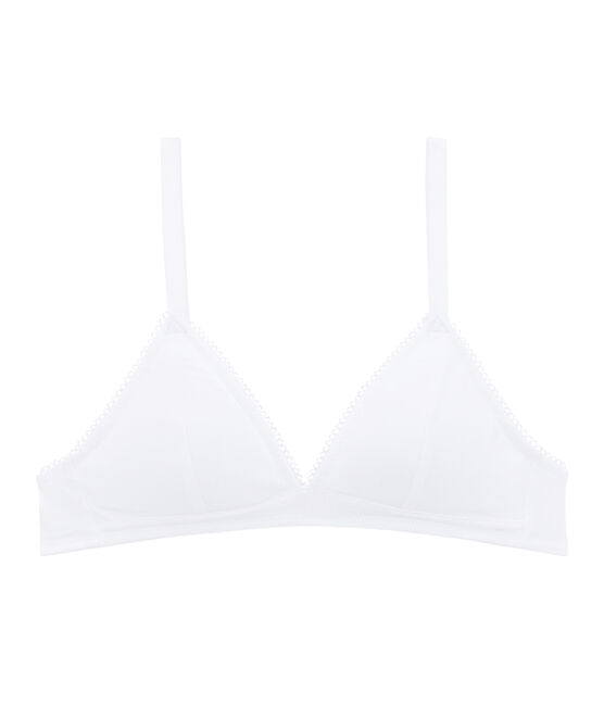 Reggiseno imbottito ragazza bianco ECUME