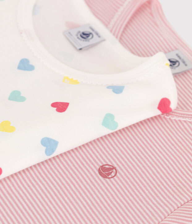 Set di 2 pigiami corti in cotone bambino multicolore