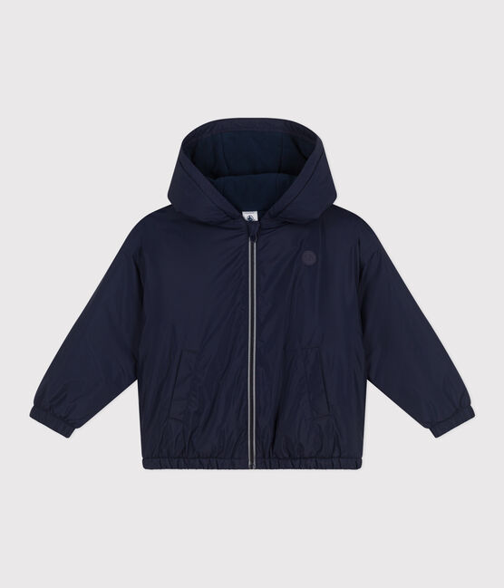 Giacca a vento con pile bambino blu SMOKING