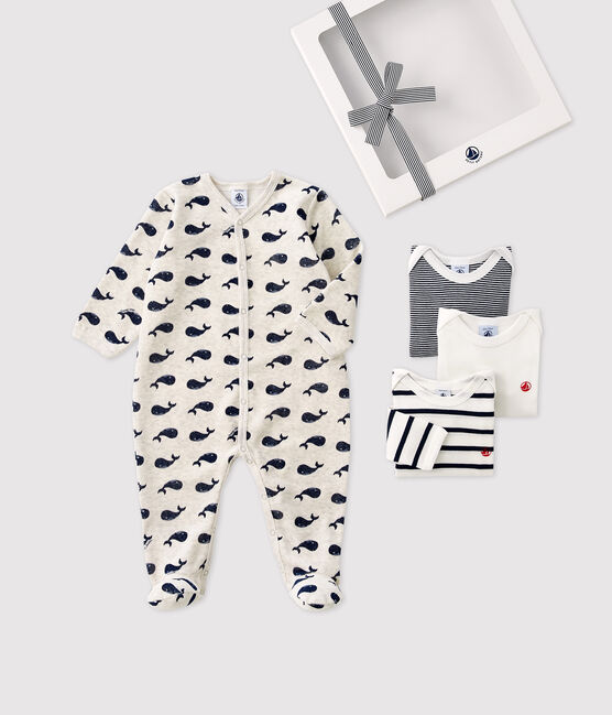 Confezione regalo bebè balene variante 1