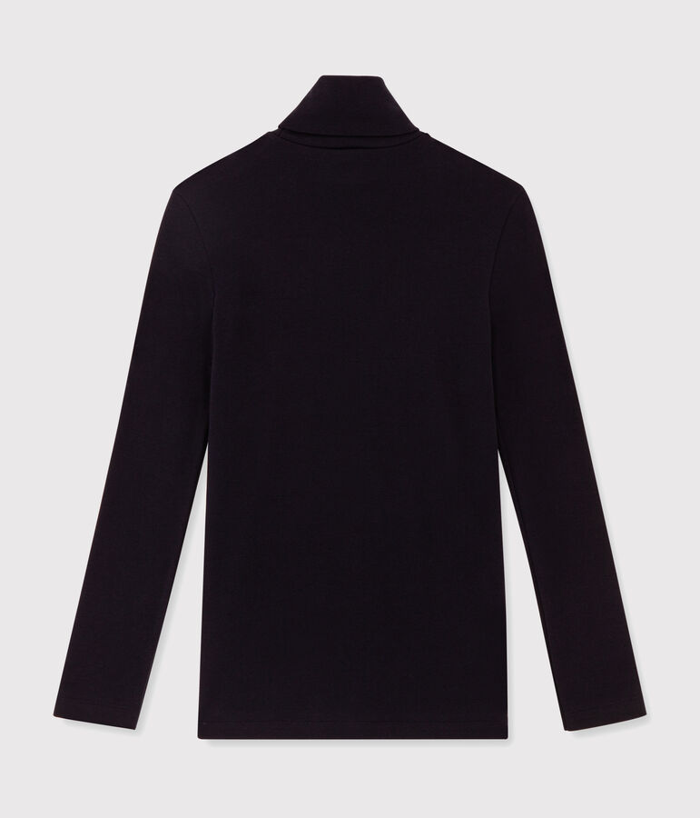 Dolcevita iconico in cotone Donna blu SMOKING