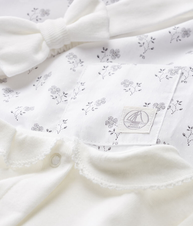 Completo 3 pezzi da cerimonia beb&egrave; femmina VARIANTE 1 CN