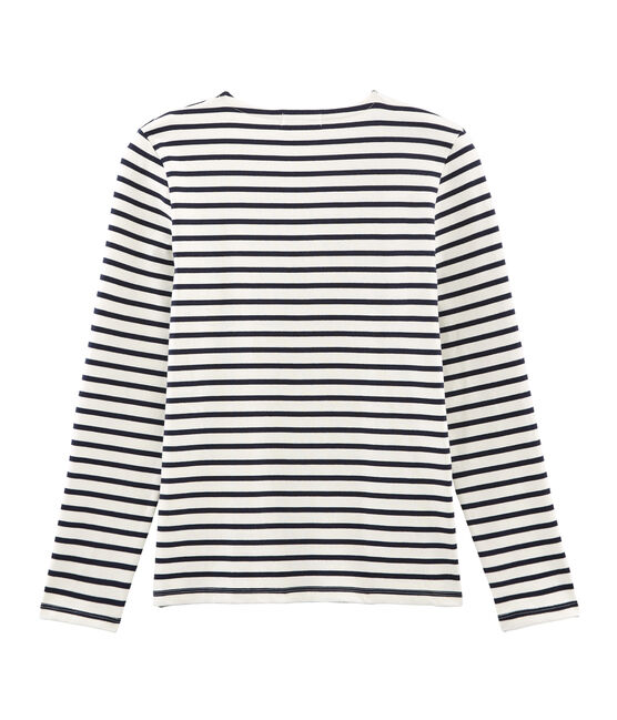 Marinière iconica uomo beige COQUILLE/blu SMOKING