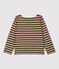 Marinière bambina in cotone MILITARY/ CHARME BRILLANT