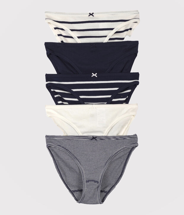 Confezione da 5 slip Donna multicolore