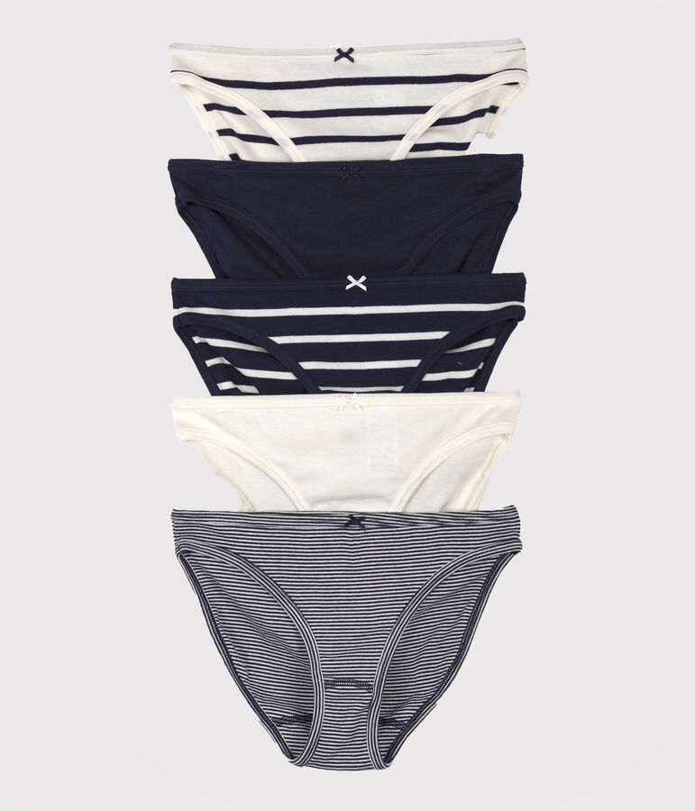 Confezione da 5 slip Donna multicolore