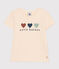 T-shirt in jersey leggero bambina bianco AVALANCHE/ MEDIEVAL