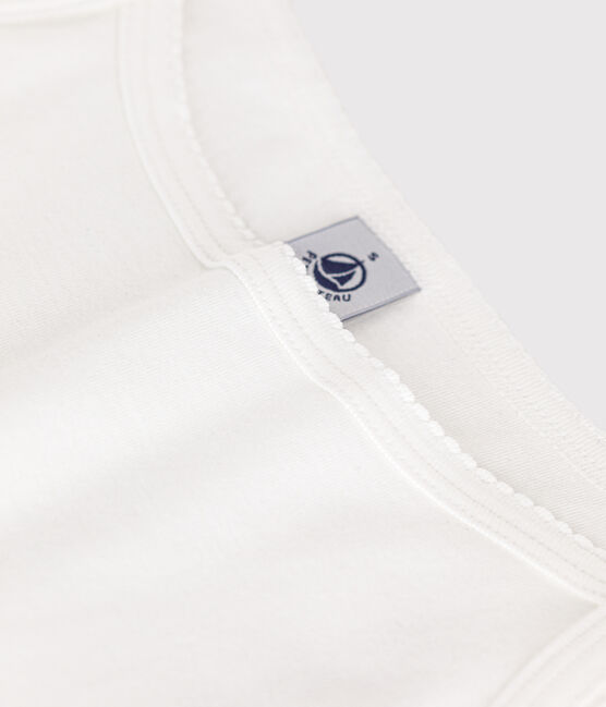 Chemise à bretelles en coton femme bianco ECUME