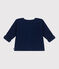 Cardigan in maglia di cotone a punto legaccio neonato blu MEDIEVAL