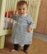 Abito e leggings in cotone neonato