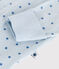 Pigiama in cotone con stampa neonato blu GOMME/ BEACH