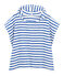 Poncho mare con cappuccio bebè unisex blu SURF