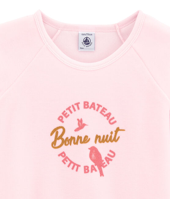Pigiama per bambina rosa VIENNE/bianco MULTICO