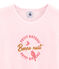 Pigiama per bambina rosa VIENNE/bianco MULTICO