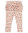Leggings stampati da bebè femmina con balze bianco MARSHMALLOW/bianco MULTICO