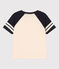 T-shirt bambino in jersey stampato bianco AVALANCHE/blu SMOKING