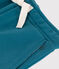 Joggers in cotone tinta unita bambino verde DRAGONFLY