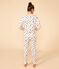 Pigiama cuore donna in cotone bianco AVALANCHE/ MULTICO