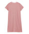 Camicia da notte ragazza a costine rosso TERKUIT/bianco MARSHMALLOW