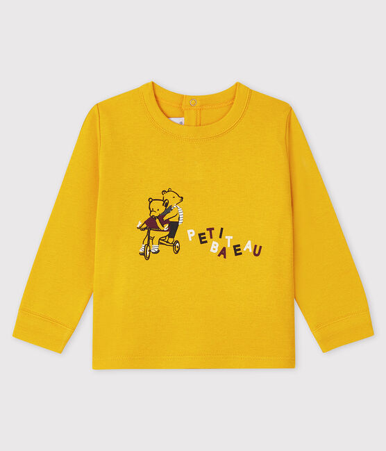 T-shirt bebè maschio giallo BOUDOR