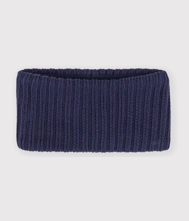 Snood in maglia tinta unita foderata in pile neonata SMOKING