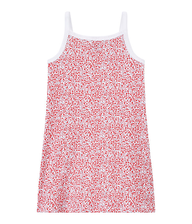Camicia da notte bambina stampata bianco/multicolore