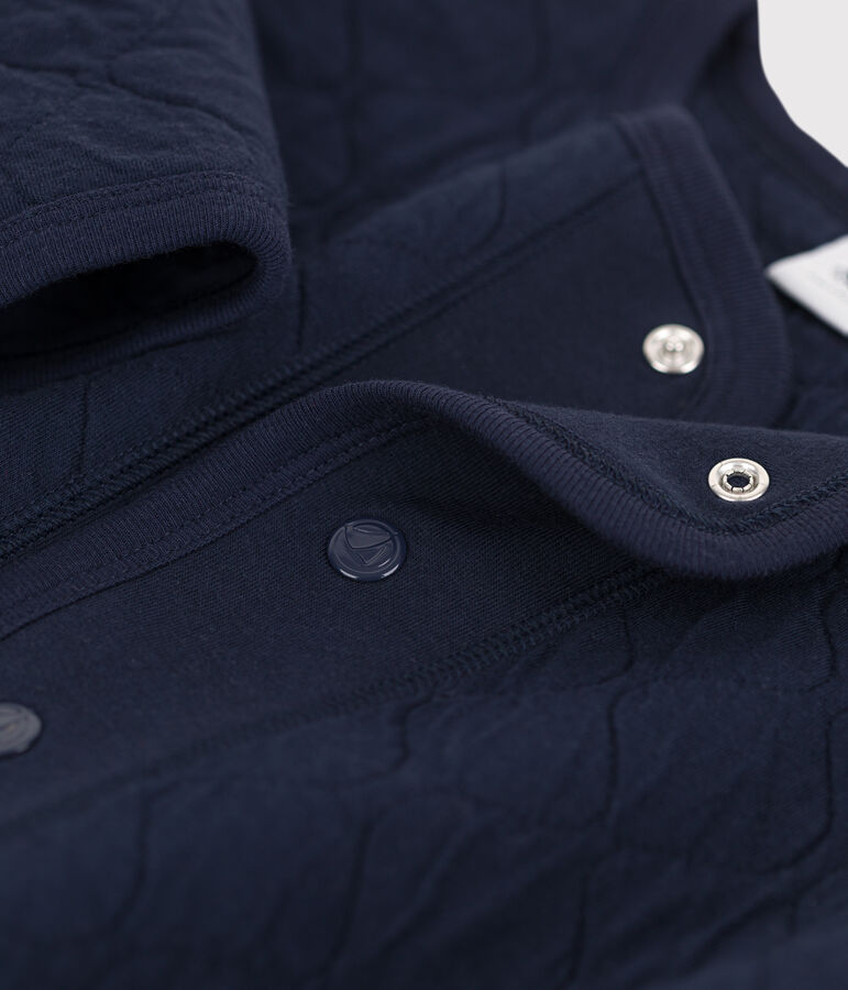 Cardigan bambina in tubique blu SMOKING