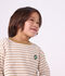 T-shirt a maniche lunghe a righe bambino beige/ecru/beige