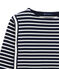 mariniere rigata in jersey pesante donna blu SMOKING/beige COQUILLE