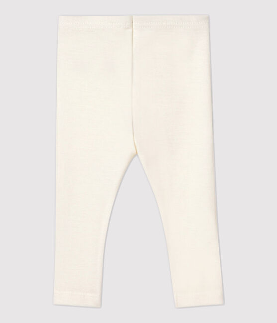 Ghettine neonato in lana e cotone bianco MARSHMALLOW
