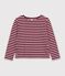 Marini&egrave;re in cotone donna rosso/bianco