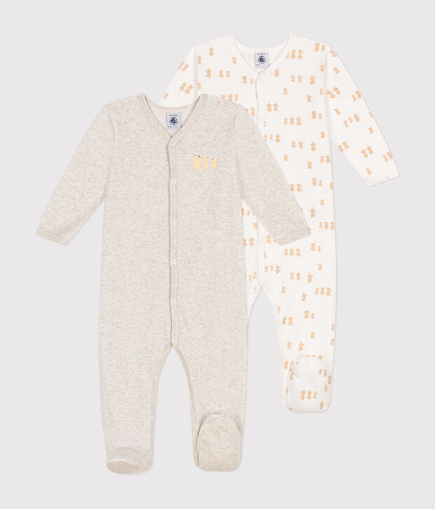 Set di 2 pigiami neonato multicolore