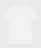 T-shirt a maniche corte in cotone donna bianco ECUME
