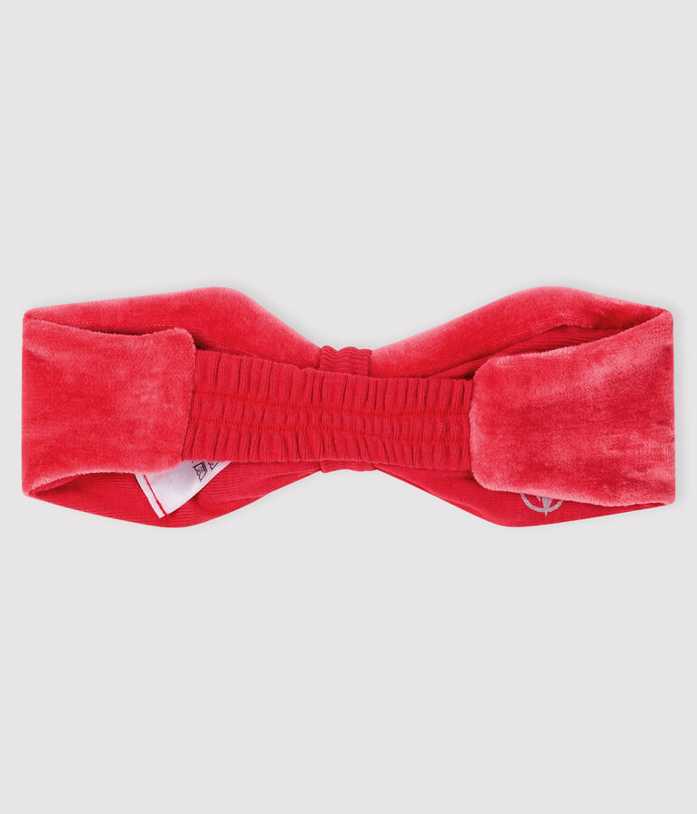 Fascia con nodo beb&egrave; femmina rosa POPPY