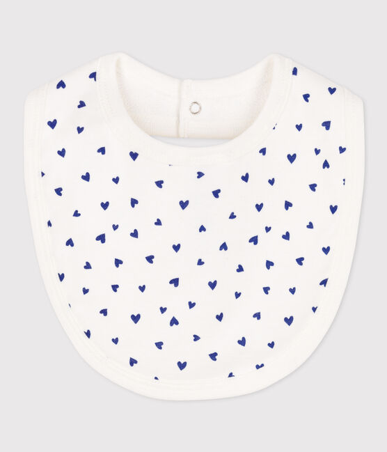 Bavaglino singolo in cotone bianco MARSHMALLOW/ NEWBLEU