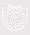 Bavaglino singolo in cotone bianco MARSHMALLOW/ NEWBLEU