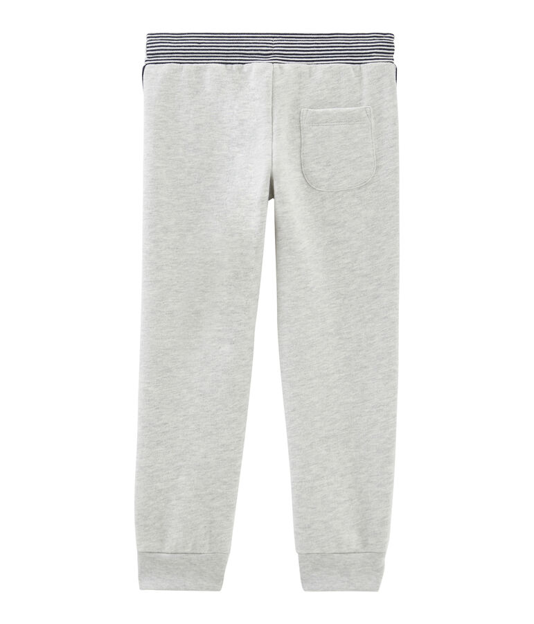 Pantalone bambino in molleton grigio
