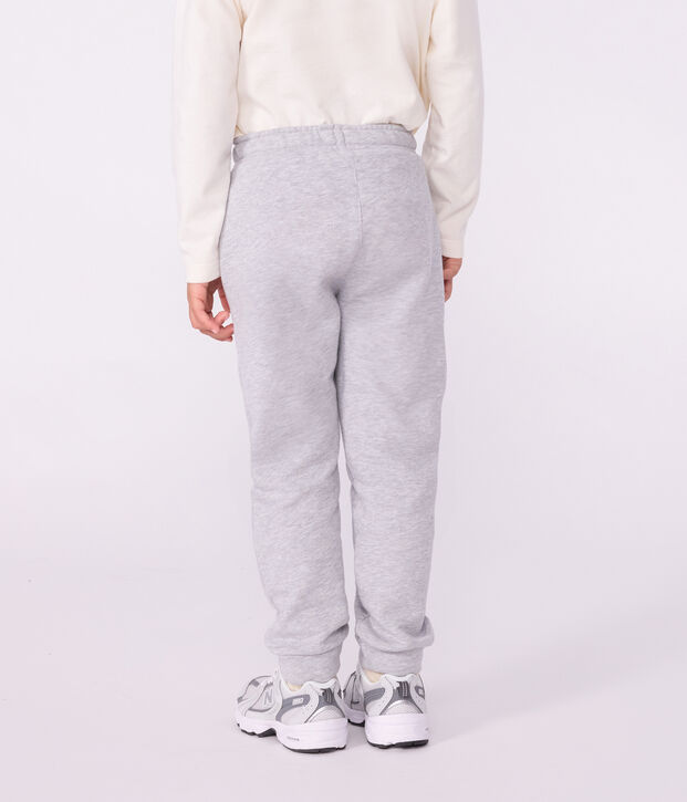 Joggers in cotone tinta unita bambina FUMEE CHINE