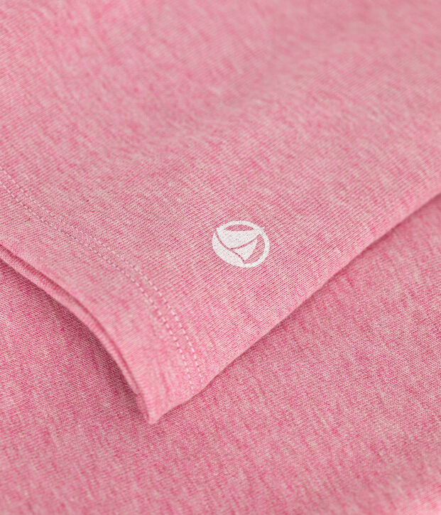 T-shirt L'ICONIQUE cocotte in cotone Donna rosa