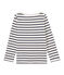 Marinière bambino unisex beige COQUILLE/blu SMOKING