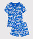 Pigiama short fantasia in cotone bambino