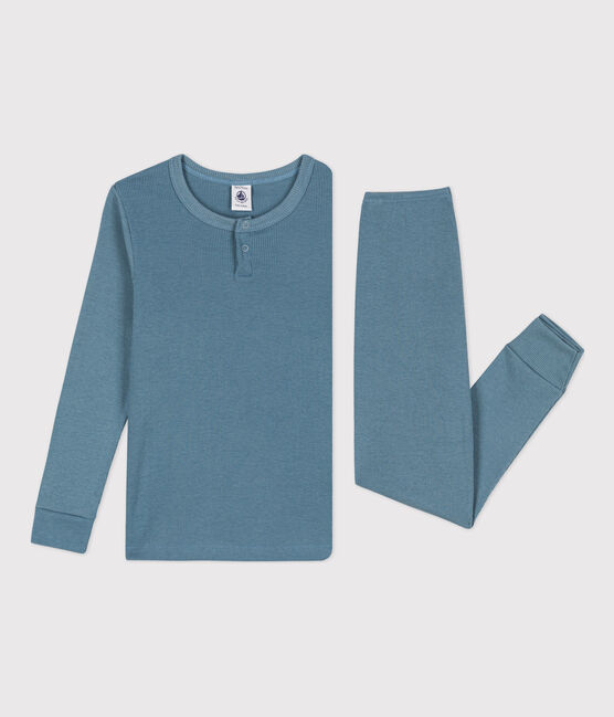 Pigiama in cotone e lyocell per bimba/bimbo blu ROVER