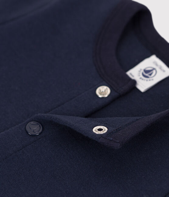 Cardigan in jersey spesso per bebè blu SMOKING
