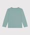 T-shirt a maniche lunghe in jersey sottile bambino verde PAUL