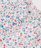 Blusa a maniche corte in cotone a fiori bambina bianco MARSHMALLOW/bianco MULTICO