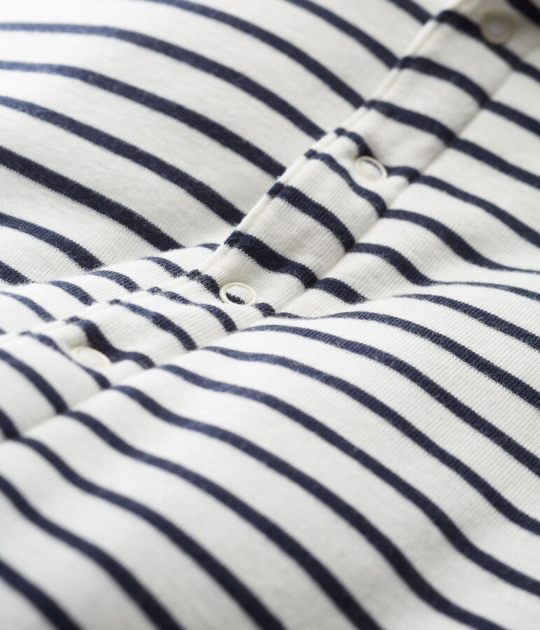 Mantella iconica beb&egrave; unisex bianco/blu