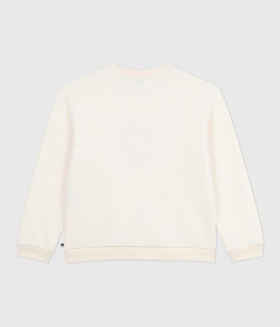 Felpa donna in cotone ecru MILK