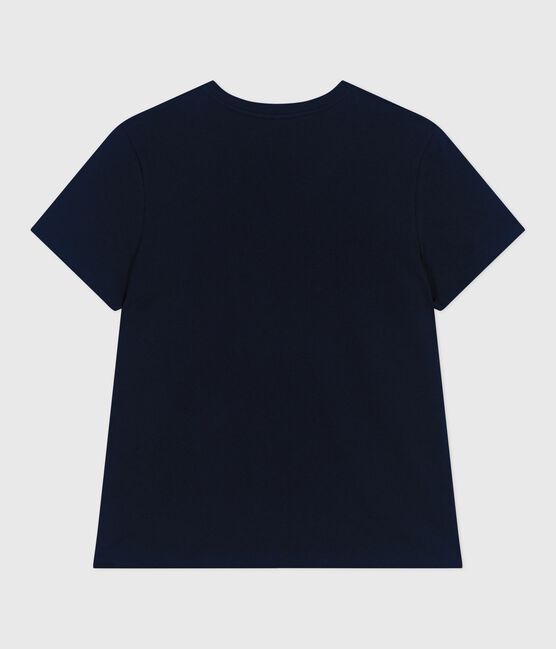 T-shirt donna Le Droit in cotone tinta unita blu SMOKING