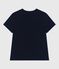 T-shirt donna Le Droit in cotone tinta unita blu SMOKING