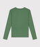 T-shirt L'ICONIQUE girocollo in cotone Donna verde PALMERAIE